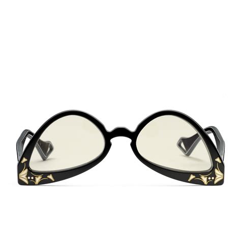 inverted glasses gucci|Cat.